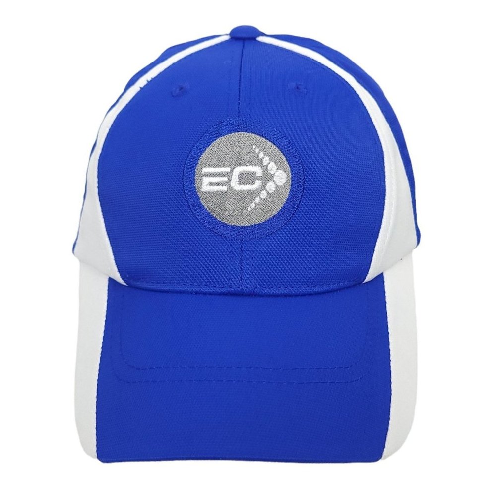 Sport Tek Endurance Corner Strapback Cap Racing Runner Hat Port Authority Blue